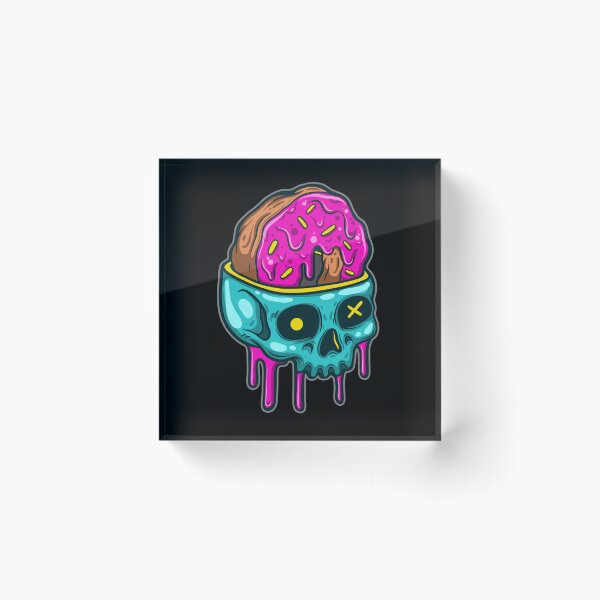 Item preview, Donut Skull #1 designed and sold by Rk4shop.