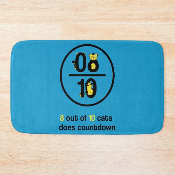 Item preview, 8 out of 10 cats does countdown  cute cats designed and sold by CardsNeverFails.