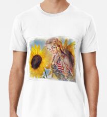 Sunflower Girl Premium T-Shirt