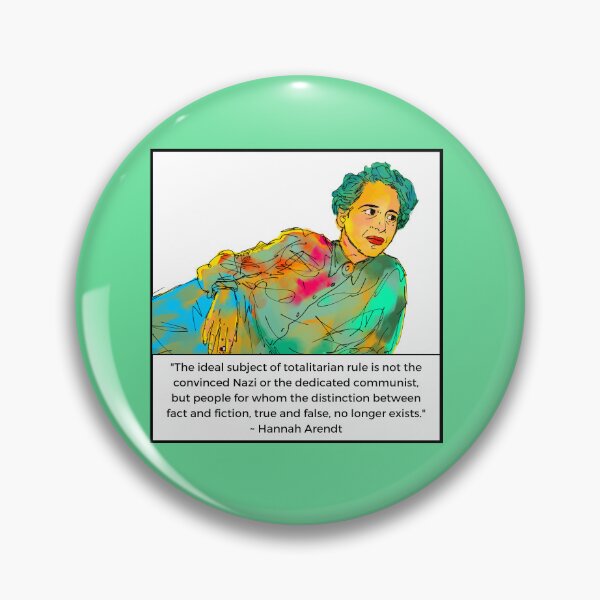 Item preview, Hannah Arendt abstract painting quote card designed and sold by KennyLucky.