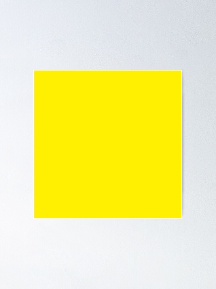 PLAIN LIGHT YELLOW, PASTEL YELLOW, YELLOW HUES Poster for Sale by  ozcushions