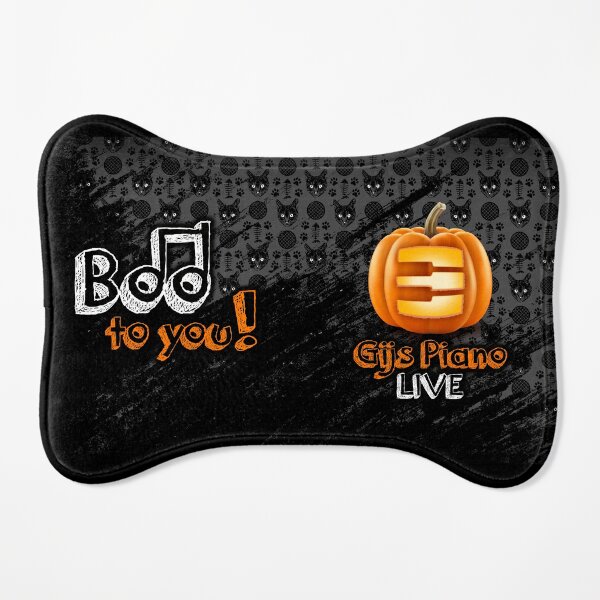 Boo to you! - Gijs Piano LIVE Halloween Dog Mat