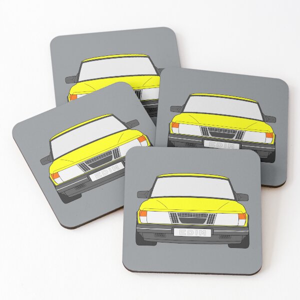 Item preview, Saab 900 1978-1983 yelow color designed and sold by EdimDesign.
