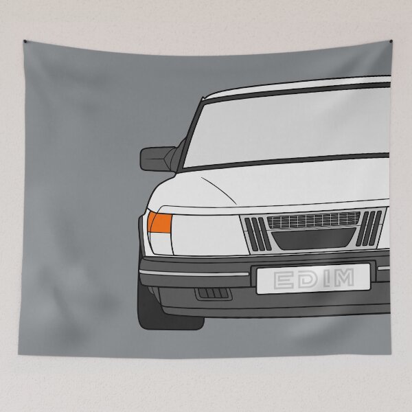 Item preview, Saab 900 1978-1983 white color designed and sold by EdimDesign.