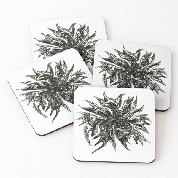 Item preview, dark psychedelic flora designed and sold by weirdove.