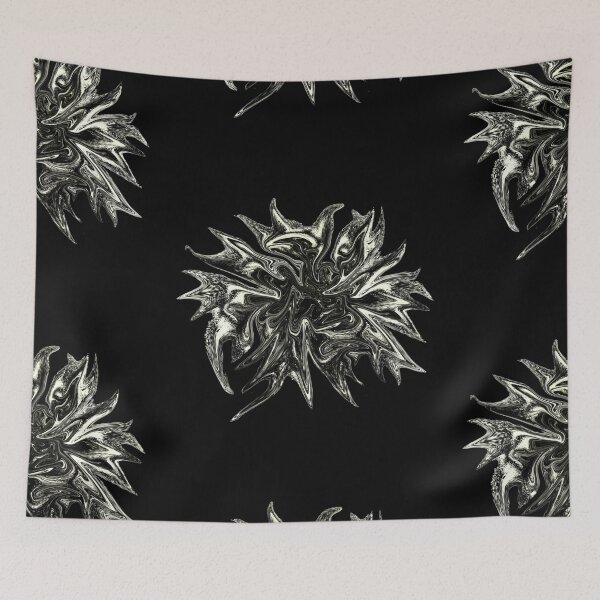 Item preview, dark psychedelic flora designed and sold by weirdove.