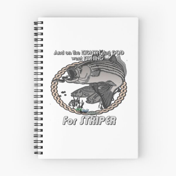 Item preview, 8th Day God Went Striper Fishing designed and sold by graphitees.