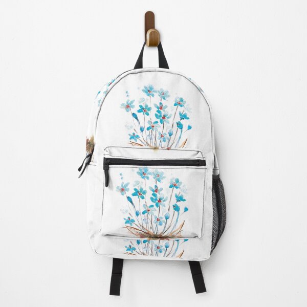 Item preview, Watercolor Bouquet of turquoise Wild Flowers designed and sold by Pavnud.