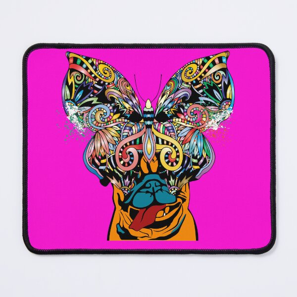 Item preview, Butterfly On Dog Face Art designed and sold by Yahzhani.