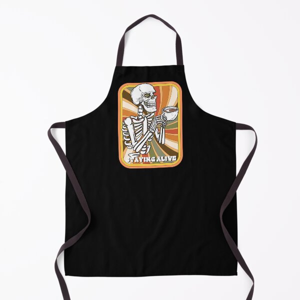 Item preview, Staying Alive Skeleton Drink Coffee Funny Skeleton Skull designed and sold by anass002.