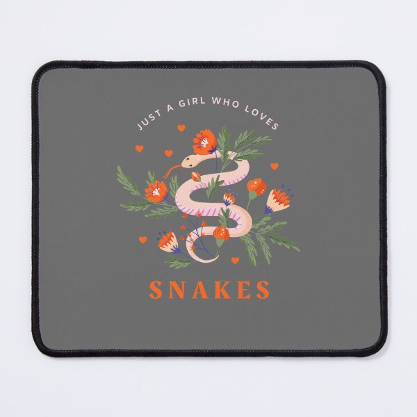 Item preview, Just a Girl Who Loves Snakes designed and sold by wordsandwords.