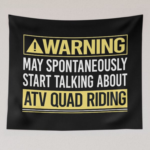 Item preview, Warning About ATV Quad Riding designed and sold by WrightTrouble.