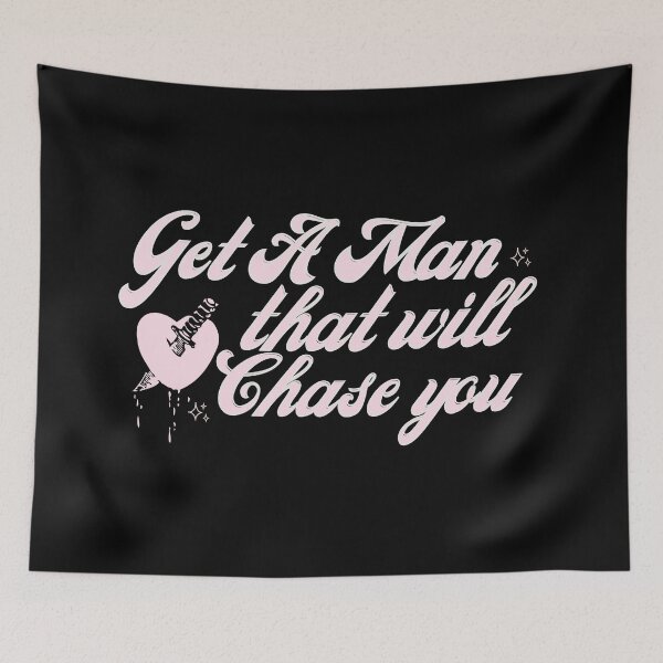 Item preview, Get a man that will chase after you pink  designed and sold by HeavenlyStudio.