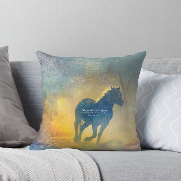 Item preview, "The path isn't always a straight line" | Running Horse designed and sold by thaneydesign.