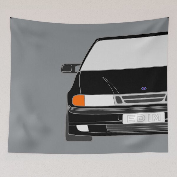 Item preview, Saab 9000 facelift black color designed and sold by EdimDesign.