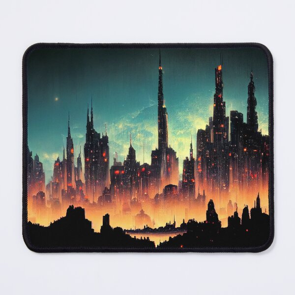 Item preview, Futuristic Cityscape designed and sold by Scienzoid.
