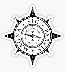 Uncharted Adventure (black) Sticker