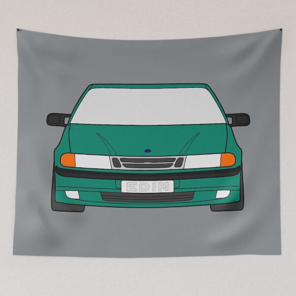 Item preview,  Saab 9000 facelift torquoise color designed and sold by EdimDesign.