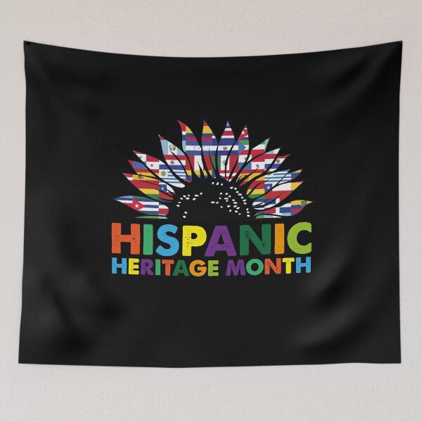 Item preview, National Hispanic Heritage Month Sunflower All Countries designed and sold by Tatus Brinal.