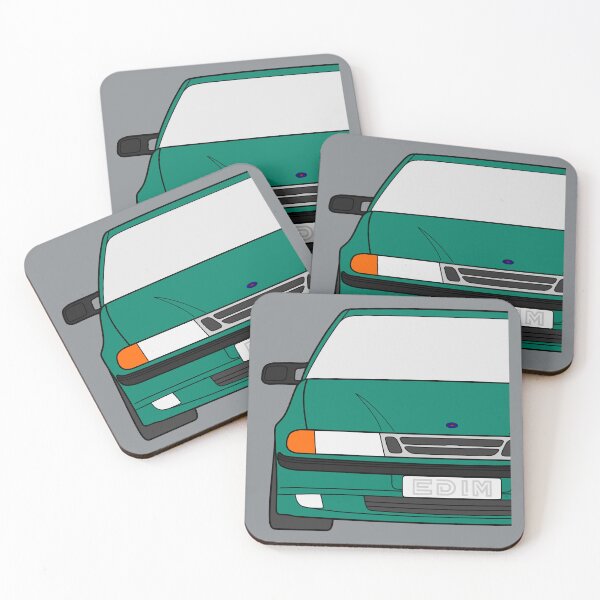 Item preview, Saab 9000 facelift torquoise color designed and sold by EdimDesign.