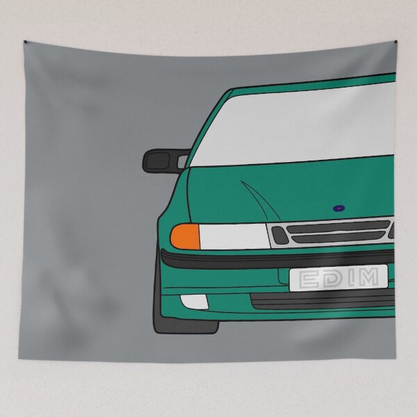 Item preview, Saab 9000 facelift torquoise color designed and sold by EdimDesign.