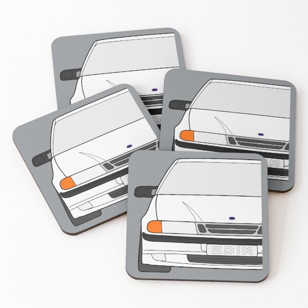Item preview, Saab 9000 facelift white color designed and sold by EdimDesign.