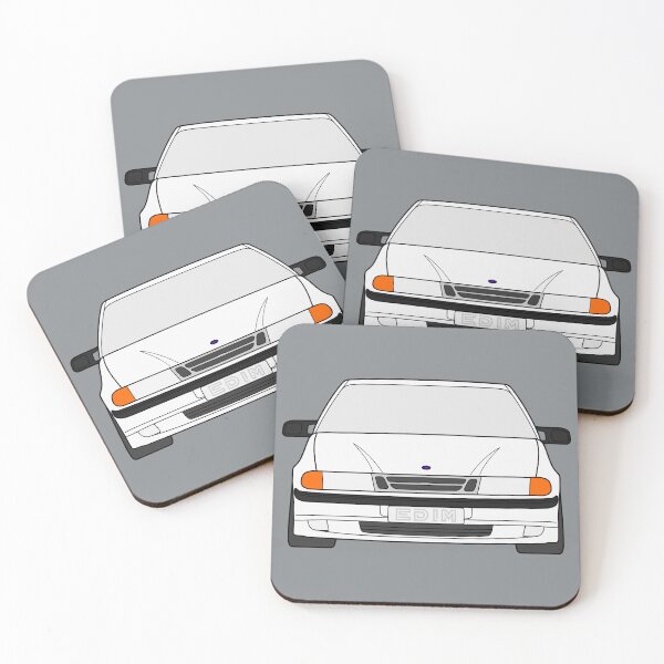 Item preview, Saab 9000 facelift white color designed and sold by EdimDesign.