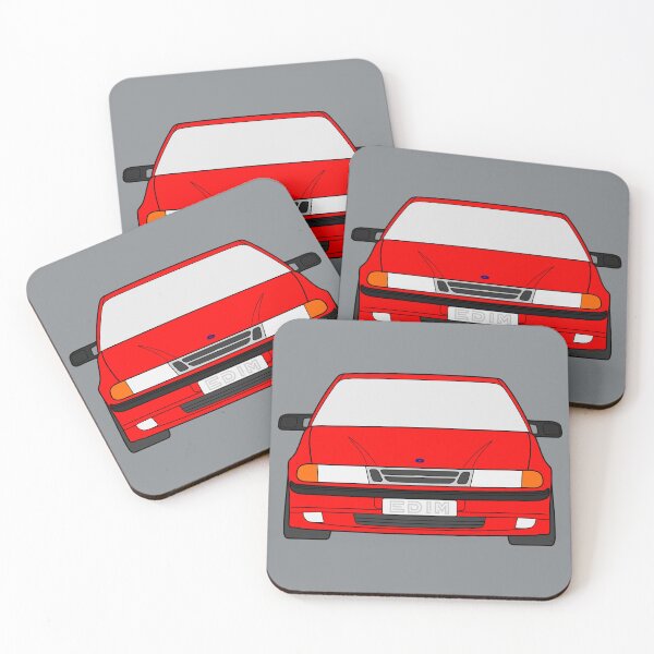 Item preview, Saab 9000 facelift red color designed and sold by EdimDesign.