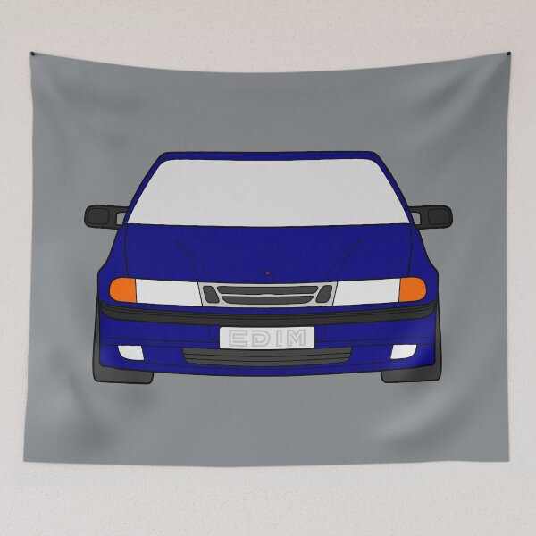 Item preview, Saab 9000 facelift blue color designed and sold by EdimDesign.