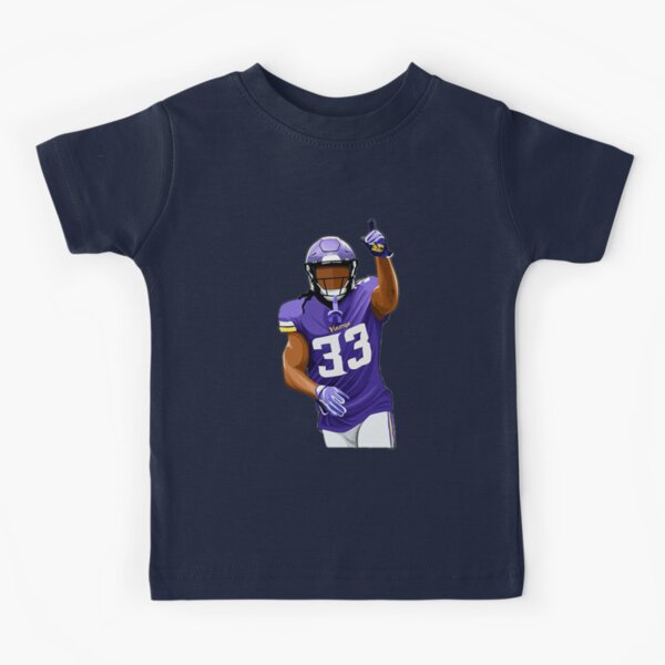 Kirk Cousins Minnesota Vikings #8 NFL Boys Purple T-Shirt -Youth S