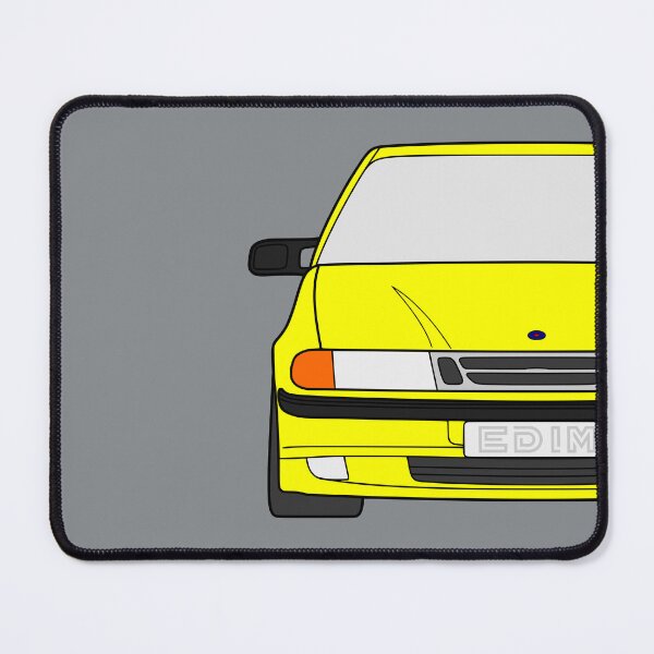 Item preview, Saab 9000 facelift yellow color designed and sold by EdimDesign.