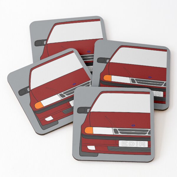 Item preview, Saab 9000 facelift burgundy color designed and sold by EdimDesign.