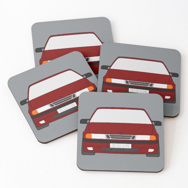 Item preview, Saab 9000 facelift burgundy color designed and sold by EdimDesign.