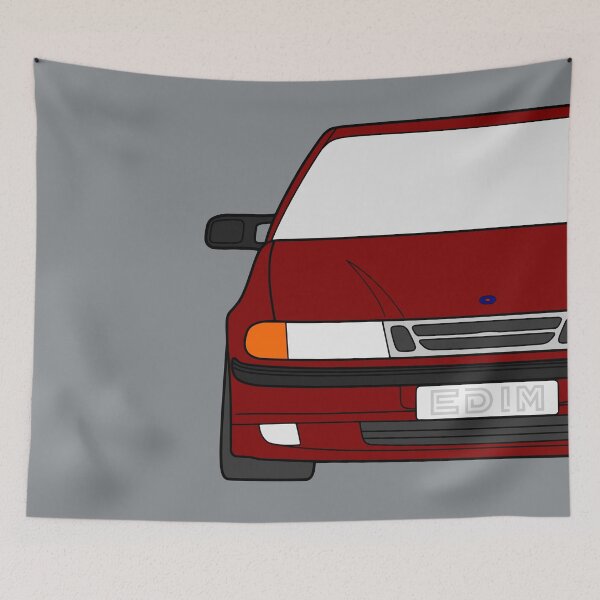 Item preview, Saab 9000 facelift burgundy color designed and sold by EdimDesign.