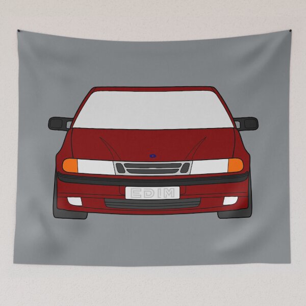 Item preview, Saab 9000 facelift burgundy color designed and sold by EdimDesign.