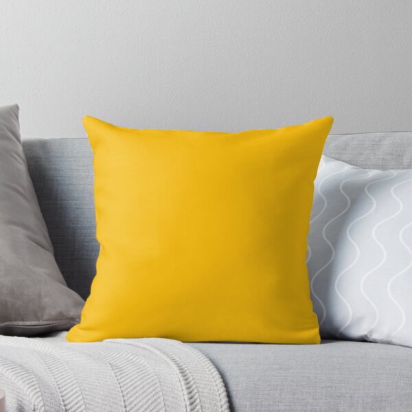 Item preview,   PLAIN SOLID YELLOW - AMBER YELLOW  - BY OZCUSHIONS  designed and sold by ozcushions.