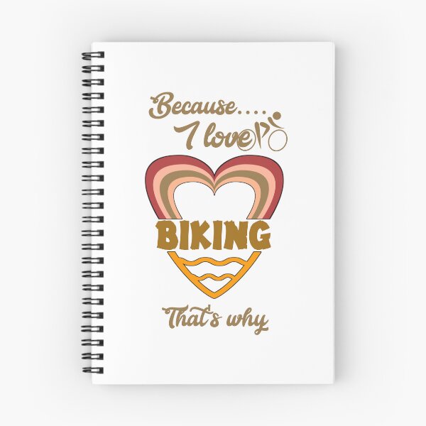 Item preview, Because I love biking, that's why...  designed and sold by Chakilogy.