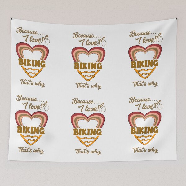 Item preview, Because I love biking, that's why...  designed and sold by Chakilogy.