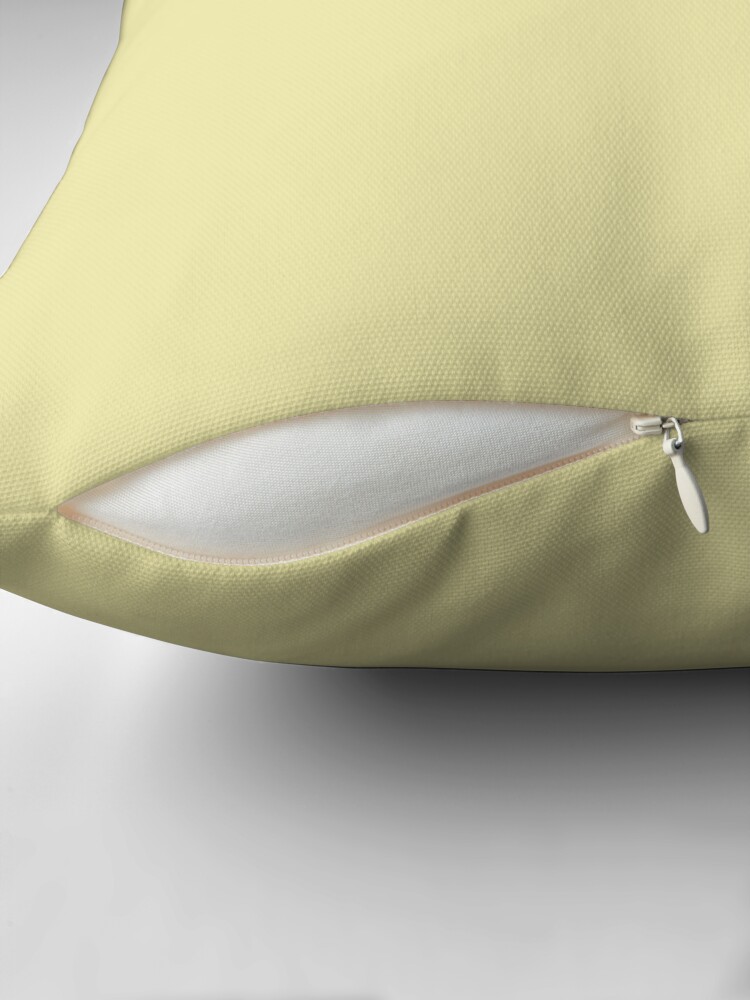 Thumbnail 2 of 4, Pillow, PLAIN PALE GOLDEN ROD -100 YELLOW SHADES ON OZCUSHIONS ON ALL PRODUCTS designed and sold by ozcushions.