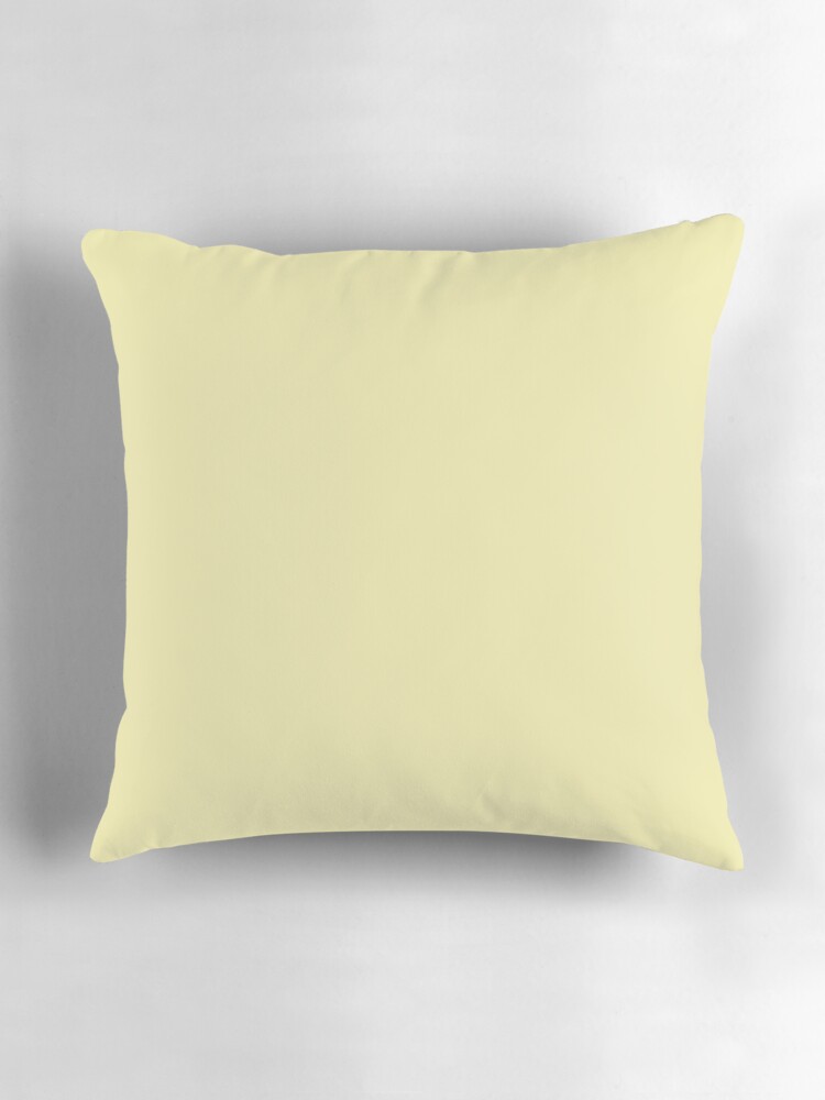 Thumbnail 3 of 4, Pillow, PLAIN PALE GOLDEN ROD -100 YELLOW SHADES ON OZCUSHIONS ON ALL PRODUCTS designed and sold by ozcushions.