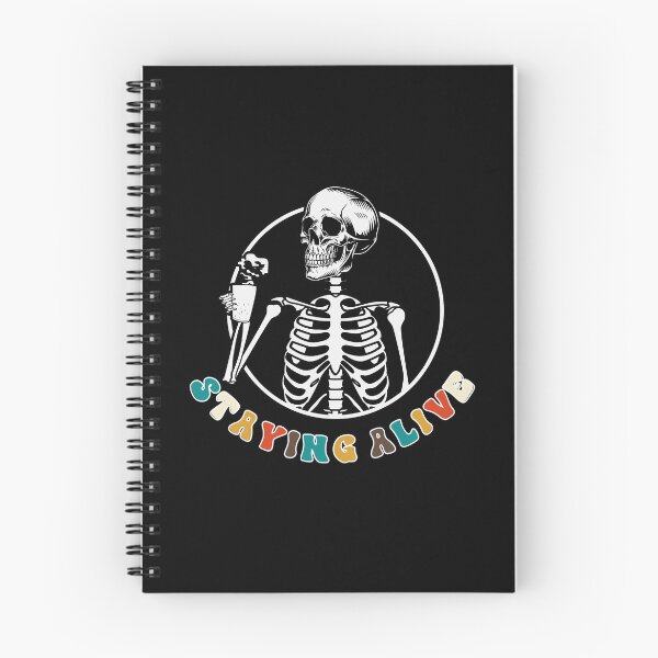 Item preview, Staying Alive Skeleton Drink Coffee Funny Skeleton Skull designed and sold by anass002.