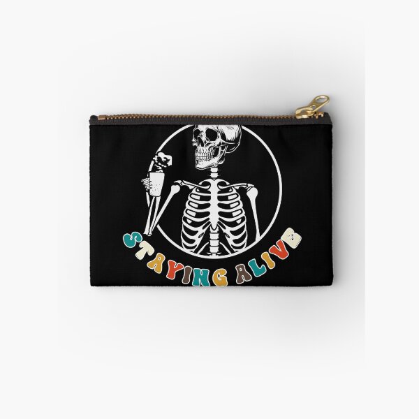Item preview, Staying Alive Skeleton Drink Coffee Funny Skeleton Skull designed and sold by anass002.