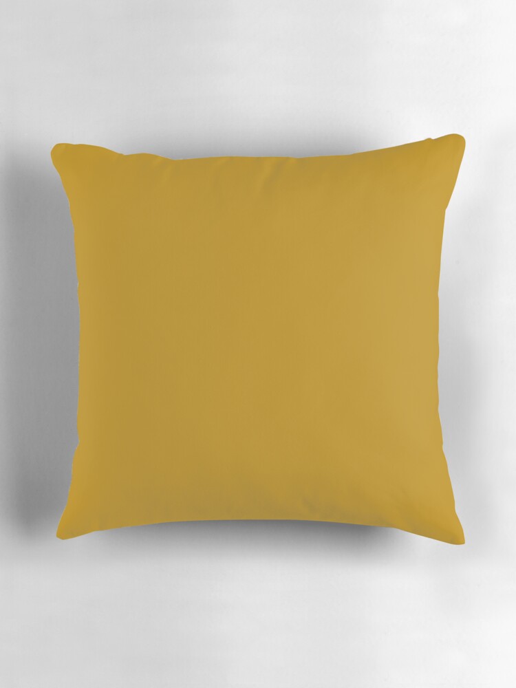 Thumbnail 3 of 4, Pillow, PLAIN DARK GOLDEN ROD YELLOW-100 YELLOW SHADES ON OZCUSHIONS ON ALL PRODUCTS designed and sold by ozcushions.