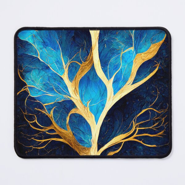 Item preview, Tree of Life Gold and Blue designed and sold by Elaeni.