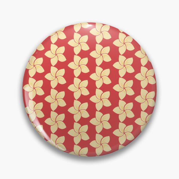 Item preview, Yellow Floral Pattern on Faded Red designed and sold by santafespud.