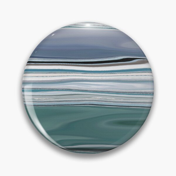Item preview, Ocean Abstract Horizontal Stripes Beachy Vibes Beach House Décor Art 15 of 20  designed and sold by Beachy.