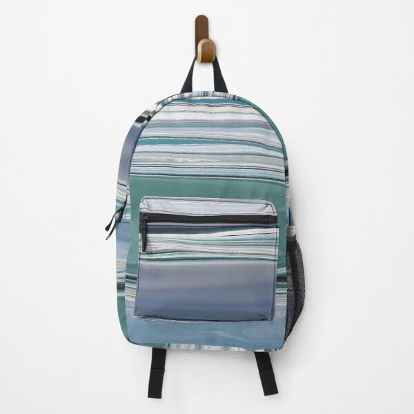 Item preview, Ocean Abstract Horizontal Stripes Beachy Vibes Beach House Décor Art 15 of 20 designed and sold by Beachy.