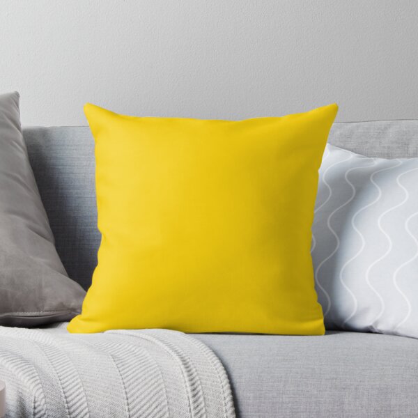 Lemon Yellow Pillows Cushions for Sale Redbubble