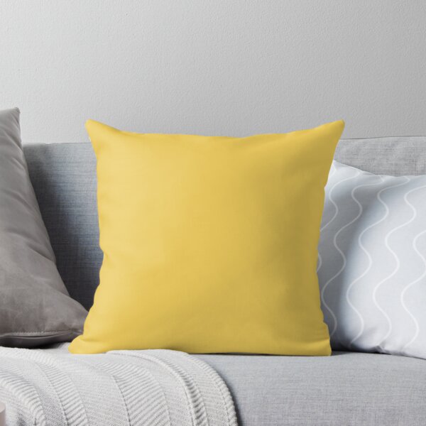 Item preview, PLAIN SOLID PRIMROSE YELLOW - COMPLIMENT FOR GREENERY COLOR designed and sold by ozcushions.