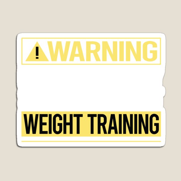 Item preview, Warning About Weight Training designed and sold by WrightTrouble.